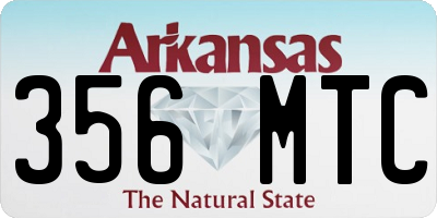 AR license plate 356MTC
