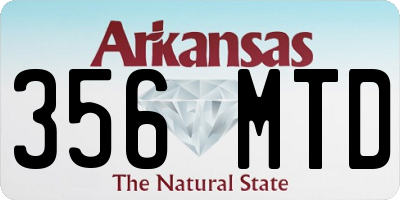 AR license plate 356MTD