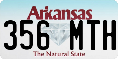 AR license plate 356MTH