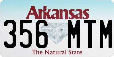 AR license plate 356MTM