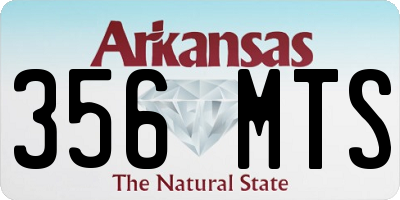 AR license plate 356MTS