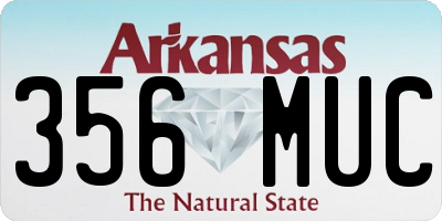 AR license plate 356MUC