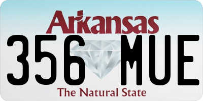 AR license plate 356MUE