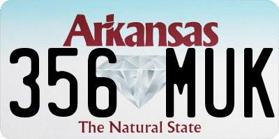 AR license plate 356MUK
