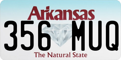 AR license plate 356MUQ