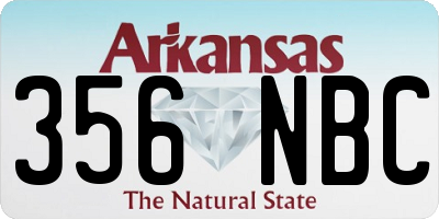 AR license plate 356NBC