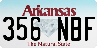 AR license plate 356NBF