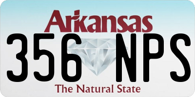 AR license plate 356NPS