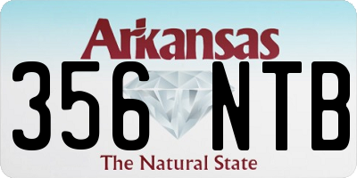 AR license plate 356NTB