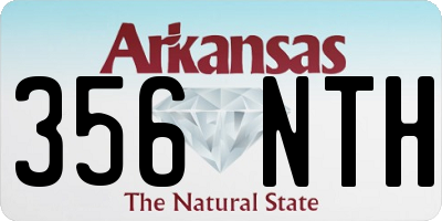 AR license plate 356NTH