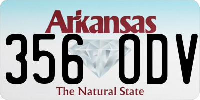 AR license plate 356ODV