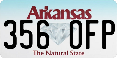 AR license plate 356OFP