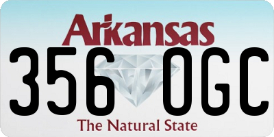 AR license plate 356OGC