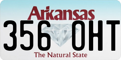 AR license plate 356OHT