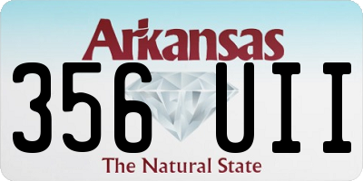 AR license plate 356UII