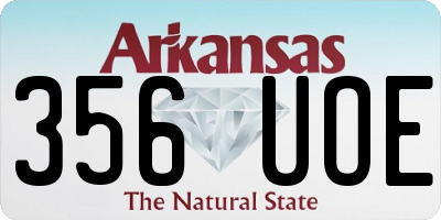 AR license plate 356UOE