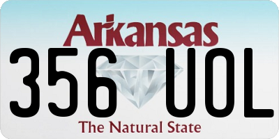 AR license plate 356UOL