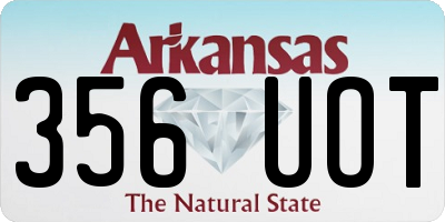 AR license plate 356UOT