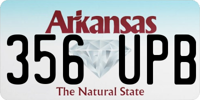 AR license plate 356UPB