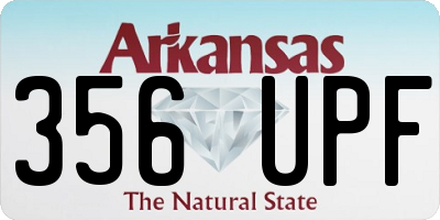 AR license plate 356UPF