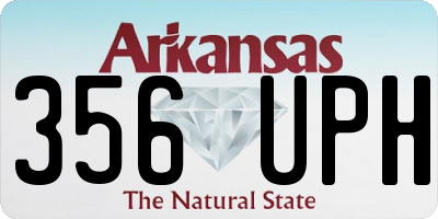 AR license plate 356UPH
