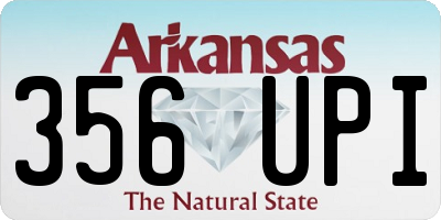 AR license plate 356UPI