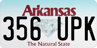 AR license plate 356UPK