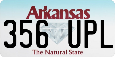 AR license plate 356UPL