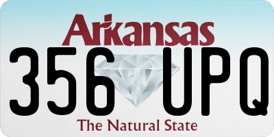AR license plate 356UPQ