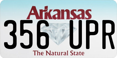 AR license plate 356UPR