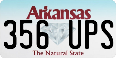 AR license plate 356UPS