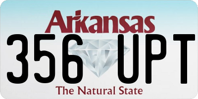 AR license plate 356UPT