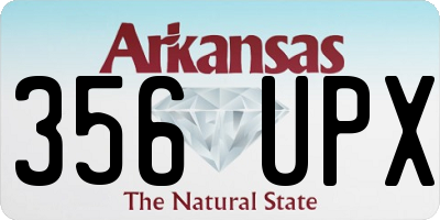 AR license plate 356UPX