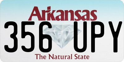 AR license plate 356UPY
