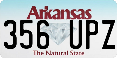 AR license plate 356UPZ