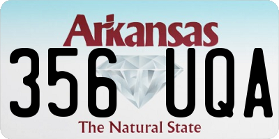 AR license plate 356UQA