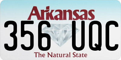 AR license plate 356UQC