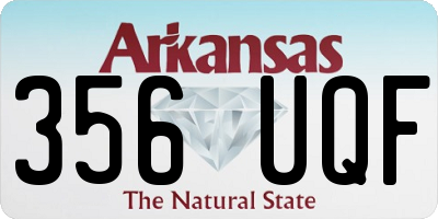 AR license plate 356UQF