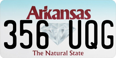 AR license plate 356UQG