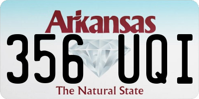 AR license plate 356UQI