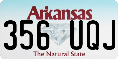 AR license plate 356UQJ