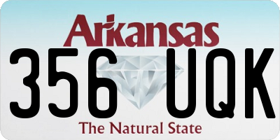 AR license plate 356UQK