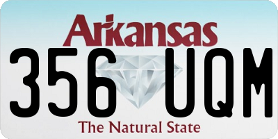 AR license plate 356UQM