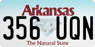 AR license plate 356UQN