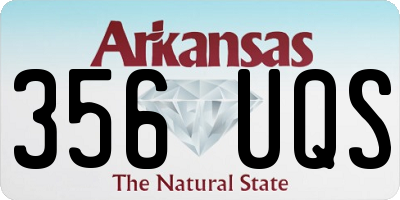 AR license plate 356UQS