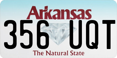 AR license plate 356UQT