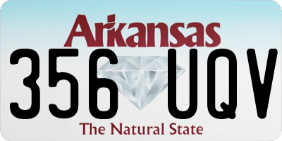 AR license plate 356UQV