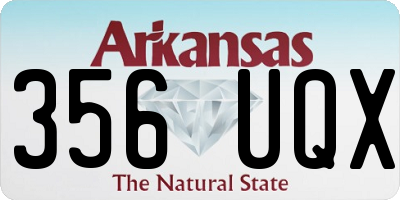 AR license plate 356UQX