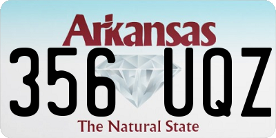 AR license plate 356UQZ