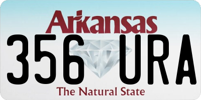 AR license plate 356URA